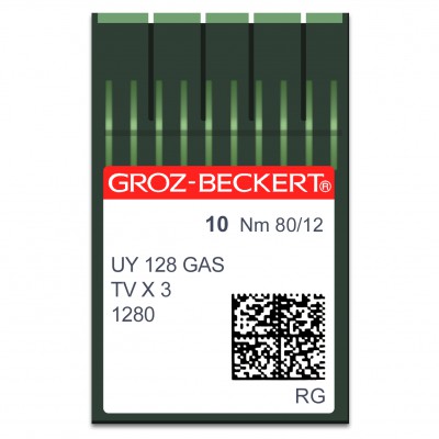 GROZ-BECKERT UY 128 GAS/1280 /MY 1044 N80 Aiguilles machine à coudre 6669