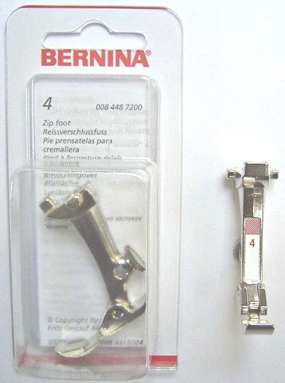 BERNINA PIED F. GLISSIERE N4 (130) Pied de biche - Pieds presseurs / Semelles 3899