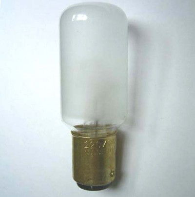 RIVA B15 220V 25W 22X63 NR 126 Ampoule à baïonnette pour machine à coudre 15mm de diamètre (B15)