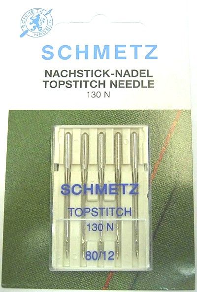 Aiguilles machine à coudre 130N TOP STITCH - NM80 - 5pcs GROZ BECKERT/SCHMETZ