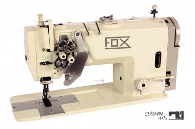 Machine à coudre industrielle 2-aiguille escamotables FOX DN 8420 LH